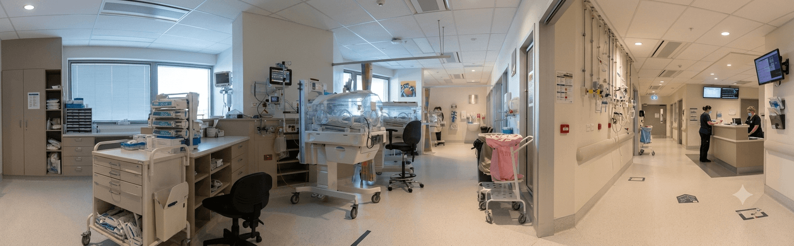 Centralized hospital medical gas pipeline system MGPS installation with copper oxygen supply lines